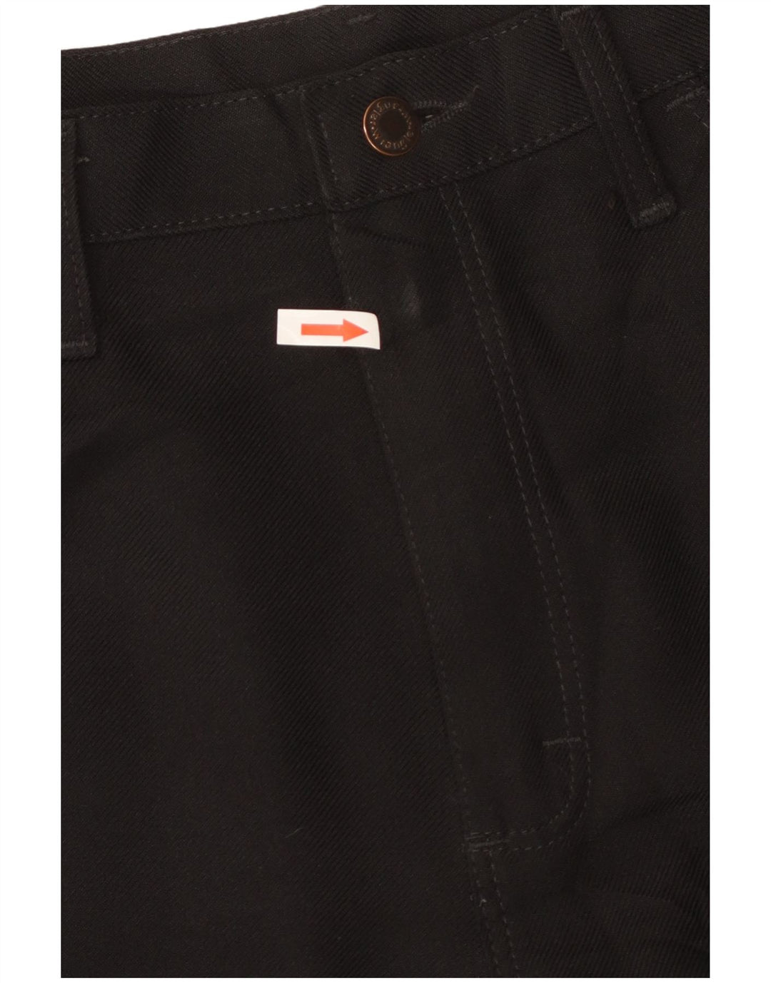 WRANGLER Straight Casual Bukser til mænd W36 L26 Sort polyester