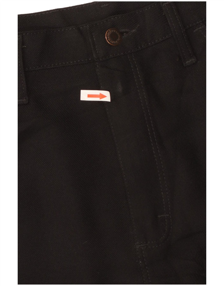 WRANGLER Straight Casual Bukser til mænd W36 L26 Sort polyester
