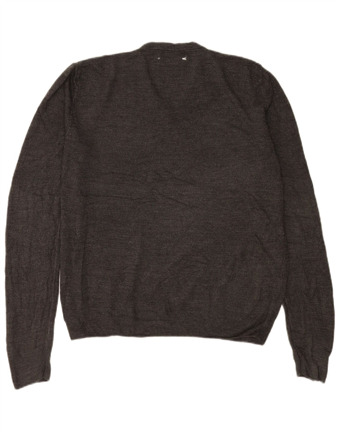 Marks & Spencer Herre V-hals sweater Stor Grå Akryl