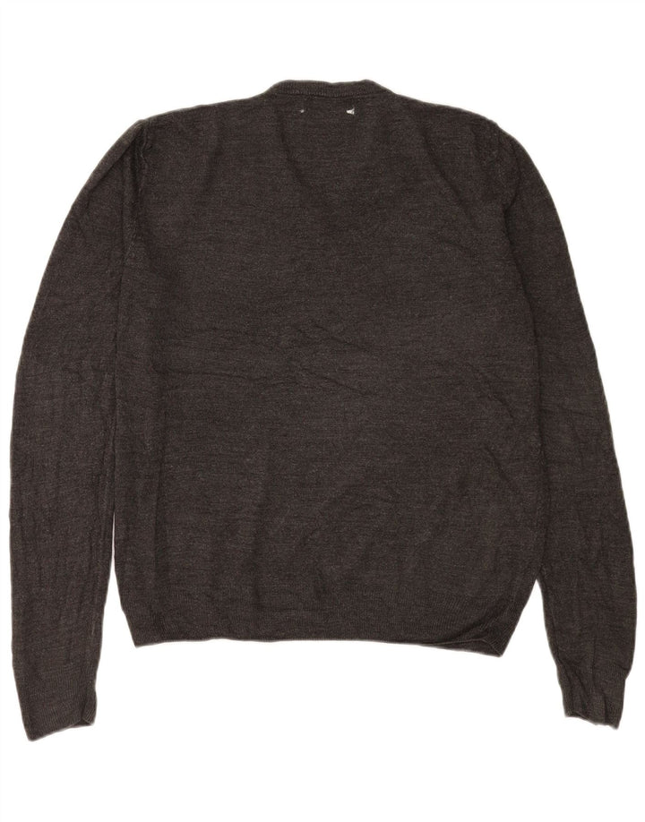 Marks & Spencer Herre V-hals sweater Stor Grå Akryl