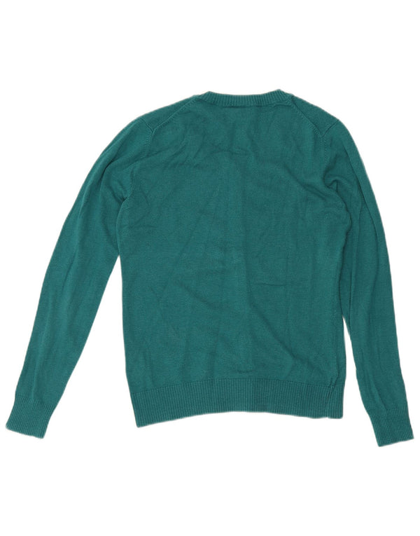 Gap Womens Regular Fit Cardigan Sweater UK 10 Small Green Bomuld