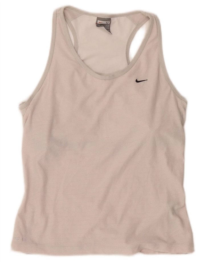 Nike Damevest Top UK 10/12 Medium Grey Polyester