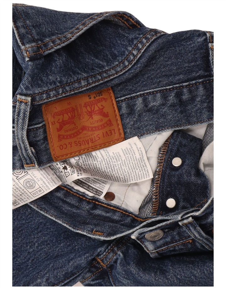 Levi's Herre 501 lige jeans W26 L28 blå bomuld