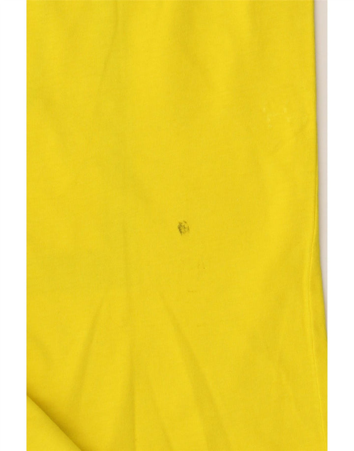 Puma Herre grafisk T-shirt Top Medium Gul Bomuld