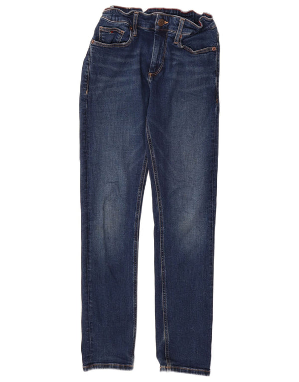 Tommy Hilfiger Slim Jeans til drenge 13-14 år W26 L28 Marineblå bomuld