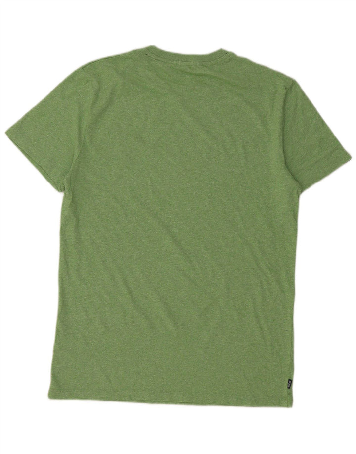 Superdry T-shirt top mellemgrøn bomuld til mænd