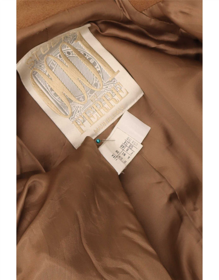 Ferre Dame Oversized Overfrakke UK 14 Medium Brun Uld