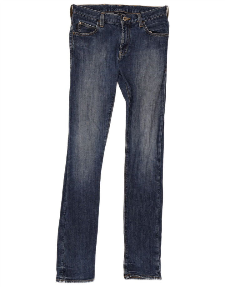Armani Dame Skinny Jeans W28 L33 Blå Bomuld
