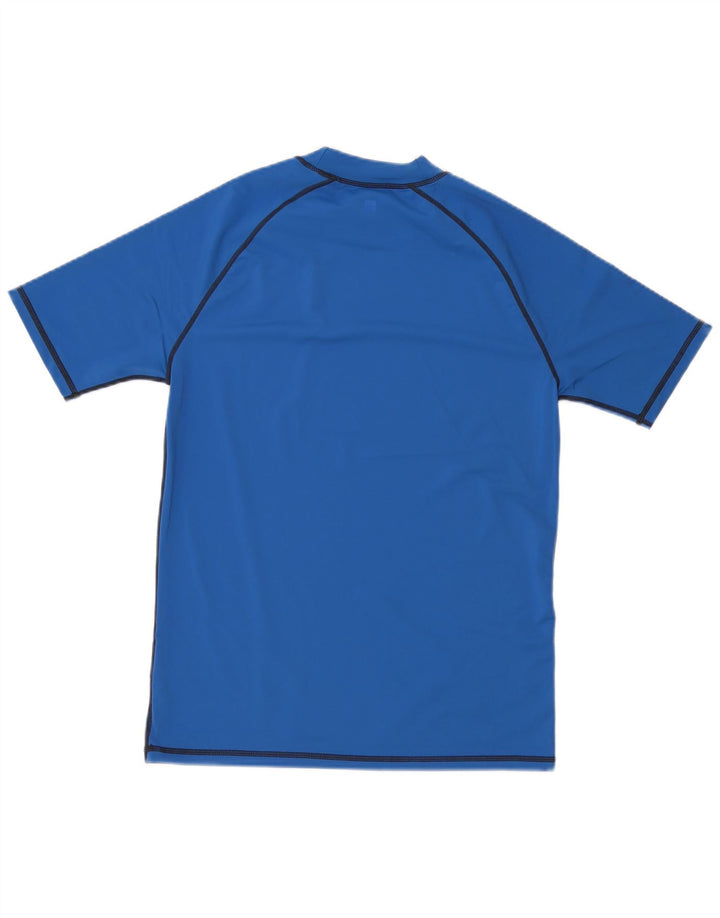 Mountain Warehouse Herre UV Shield T-Shirt Top Stor Blå Polyester