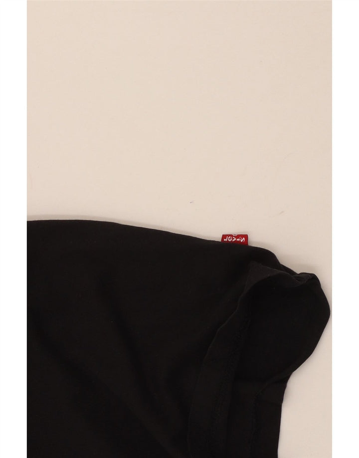 Levi's Dame Grafisk T-Shirt Top UK 14 Stor Sort