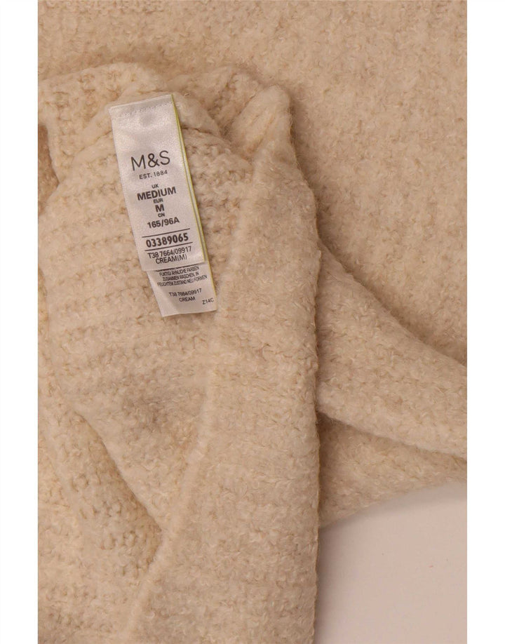 Marks & Spencer Dame sweater med rund hals DK 14 Medium Beige Akryl