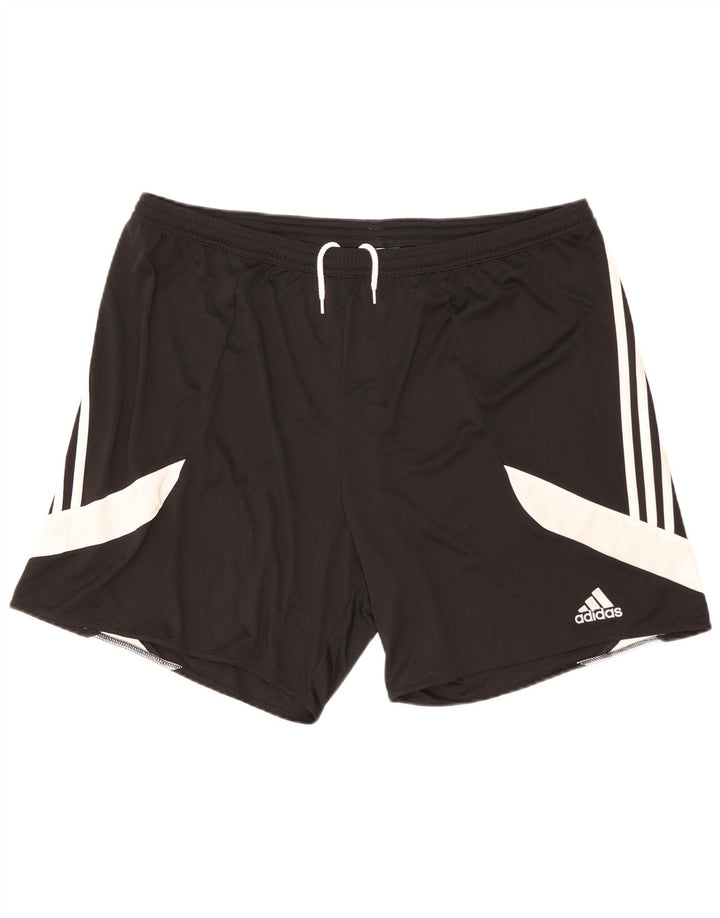 Adidas Herre Climalite Sport Shorts 2XL Sort Colourblock Polyester