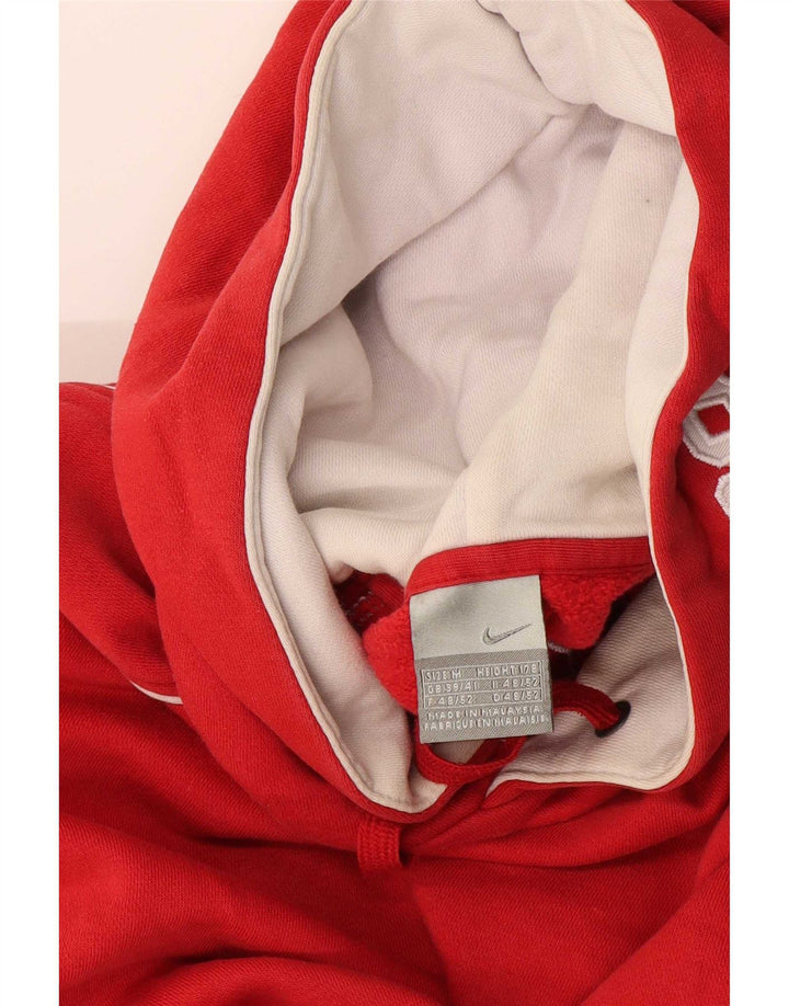 Nike Grafisk hættetrøje til mænd UK 39/41 Medium Rød