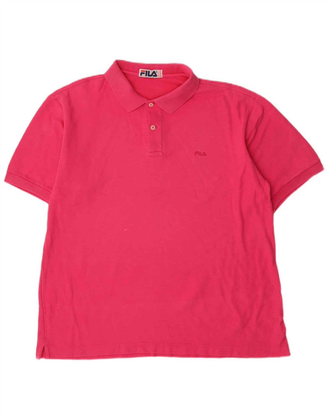 Fila Polo Shirt til mænd IT 52 Stor Pink Bomuld