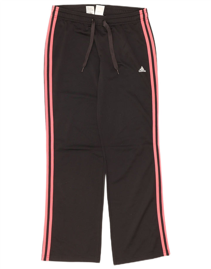 ADIDAS træningsdragtsbukser til kvinder UK 8/10 Small Black Polyester