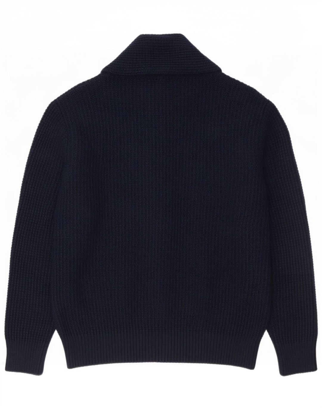 Zara Herre Cardigan Sweater Stor Marineblå Akryl