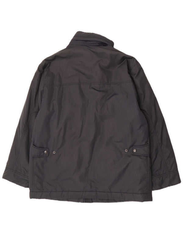 Fay Herre Hooded Windbreaker Jacket UK 42 XL Navy Blue