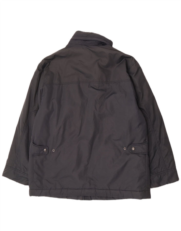 Fay Herre Hooded Windbreaker Jacket UK 42 XL Navy Blue