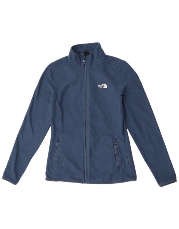 The North Face Dame Liner Fleece Jakke UK 14 Medium Blue Polyester
