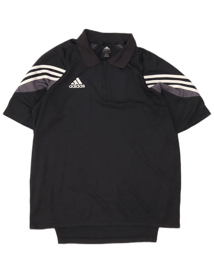 ADIDAS Climalite poloshirt til mænd, stor sort polyester