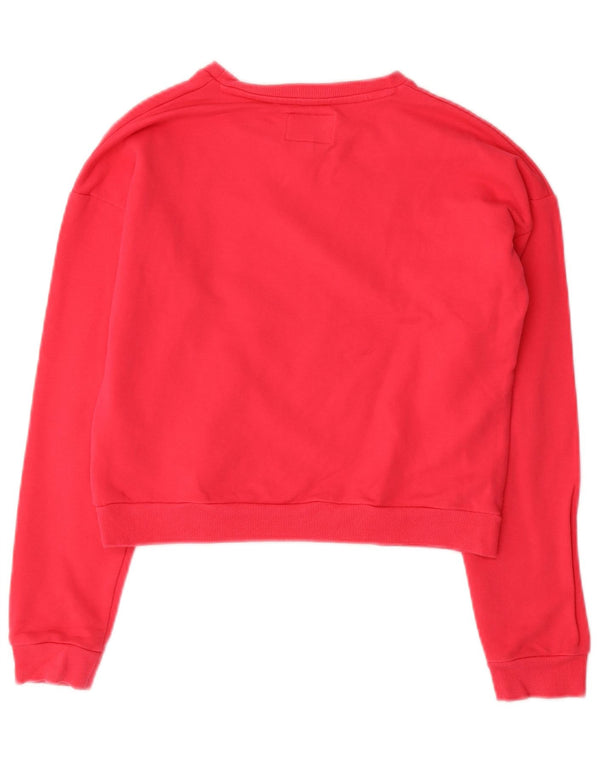 GUESS Piger Crop Grafisk Sweatshirt Jumper 13-14 år Pink Bomuld
