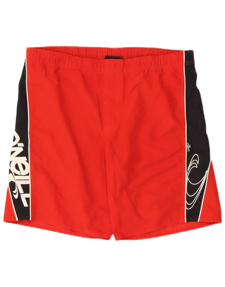 O'Neill Herre grafiske sportsshorts Små røde Colourblock Polyester