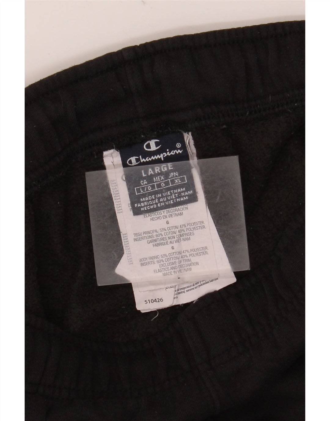 CHAMPION Træningsdragt bukser til mænd Stor sort bomuld