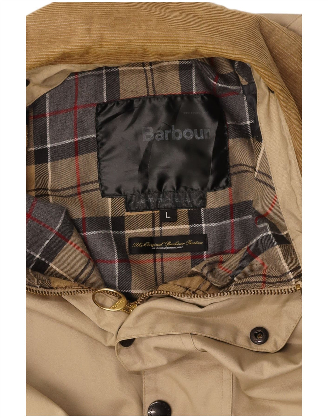 BARBOUR Herre Utility Jacket UK 40 Large Beige