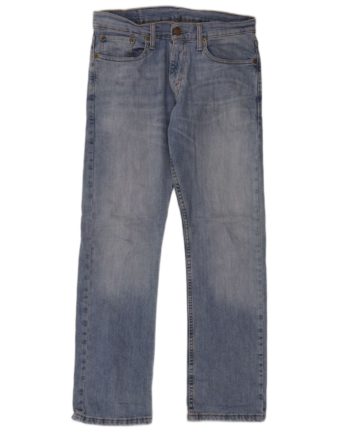 Levi's Herre 514 Slim Straight Jeans W31 L30 Blå Bomuld