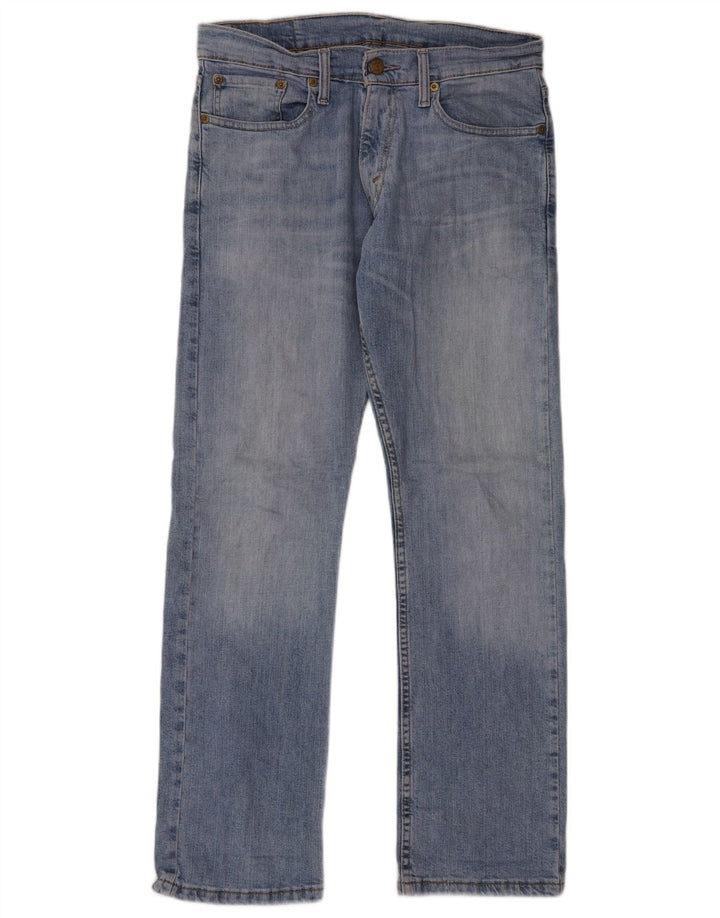 Levi's Herre 514 Slim Straight Jeans W31 L30 Blå Bomuld