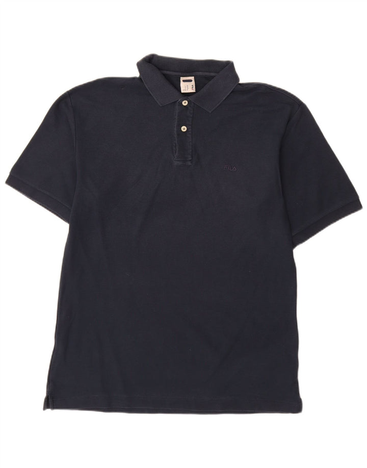 Fila Poloskjorte til mænd Medium Navyblå Bomuld