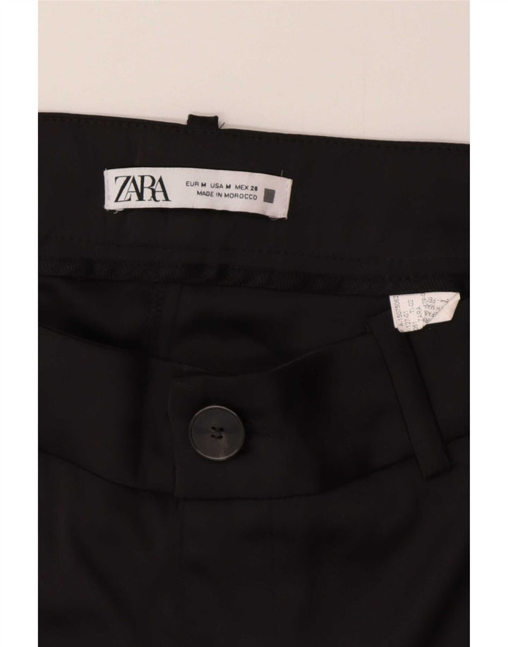 Zara Dame Straight Cargo Bukser Medium W28 L32 Sort