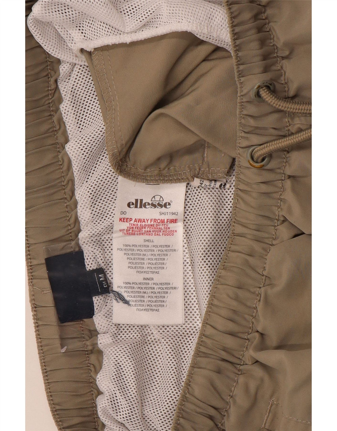 Ellesse Herre badeshorts Medium Khaki Polyester