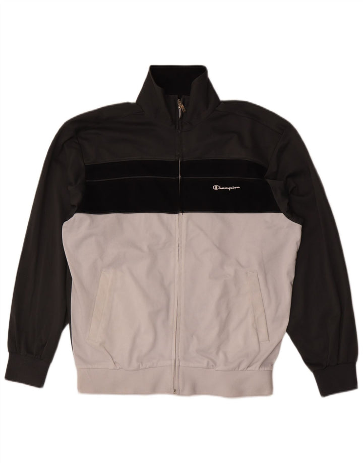 Champion Herre træningsdragt Topjakke Medium Grå Colourblock Polyester
