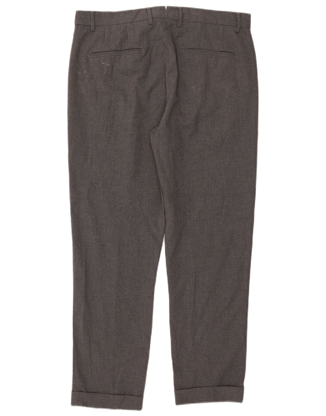 Zara Herre Lige Chinobukser EU 44 Large W34 L29 Grå Polyester