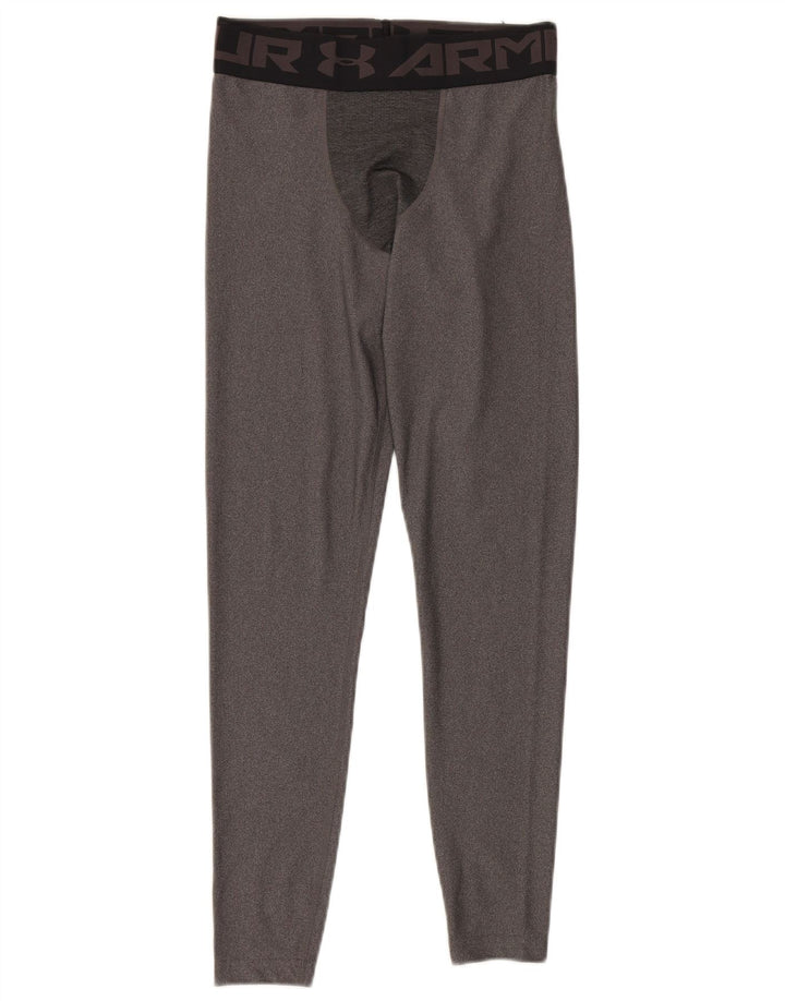 Under Armour Grafiske Leggings til kvinder UK 12 Medium Grey Polyester