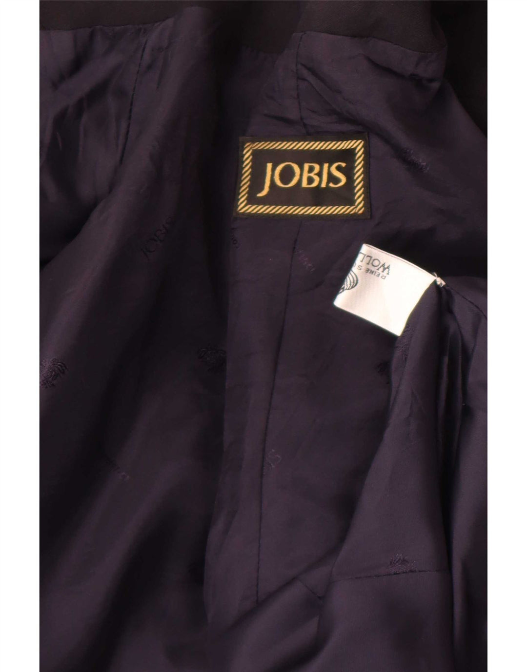 Jobis Dame Longline Double Breasted Blazer Jacket UK 14 Medium Navy Blue