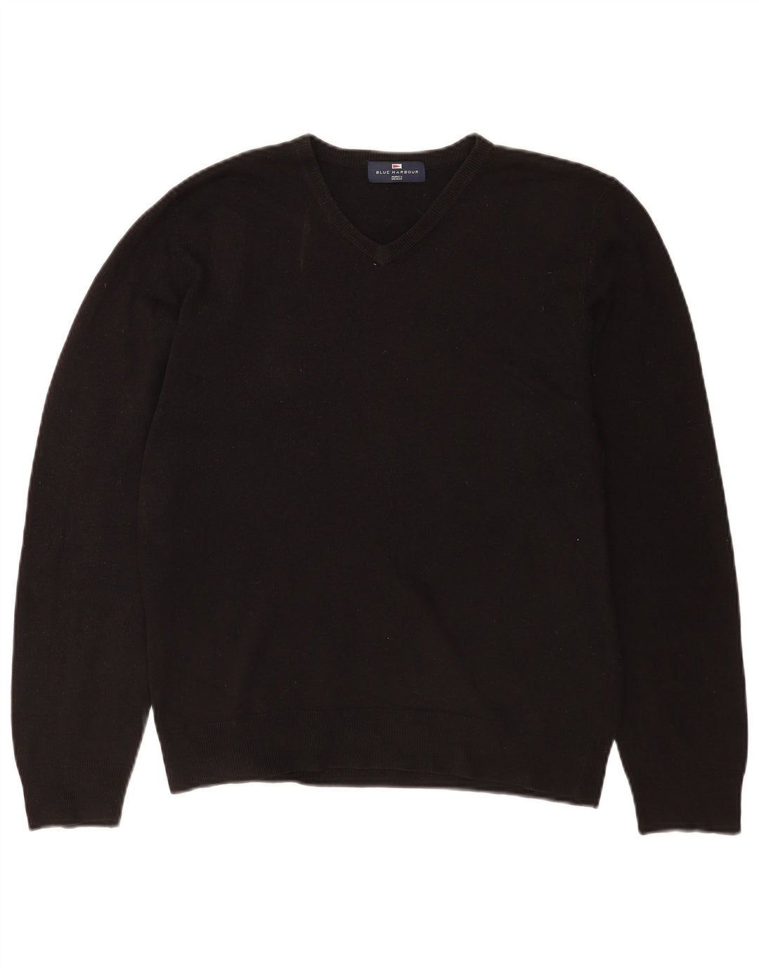 Marks & Spencer Herre V-hals sweater UK 38/40 Medium Sort