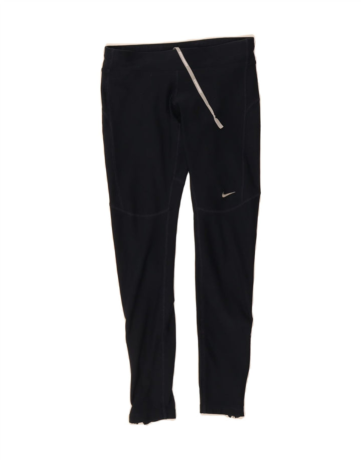 NIKE Womens Dri Fit Tracksuit Trousers UK 6 XS  Navy Blue Polyester Vintage Nike and Second-Hand Nike from Messina Hembry 