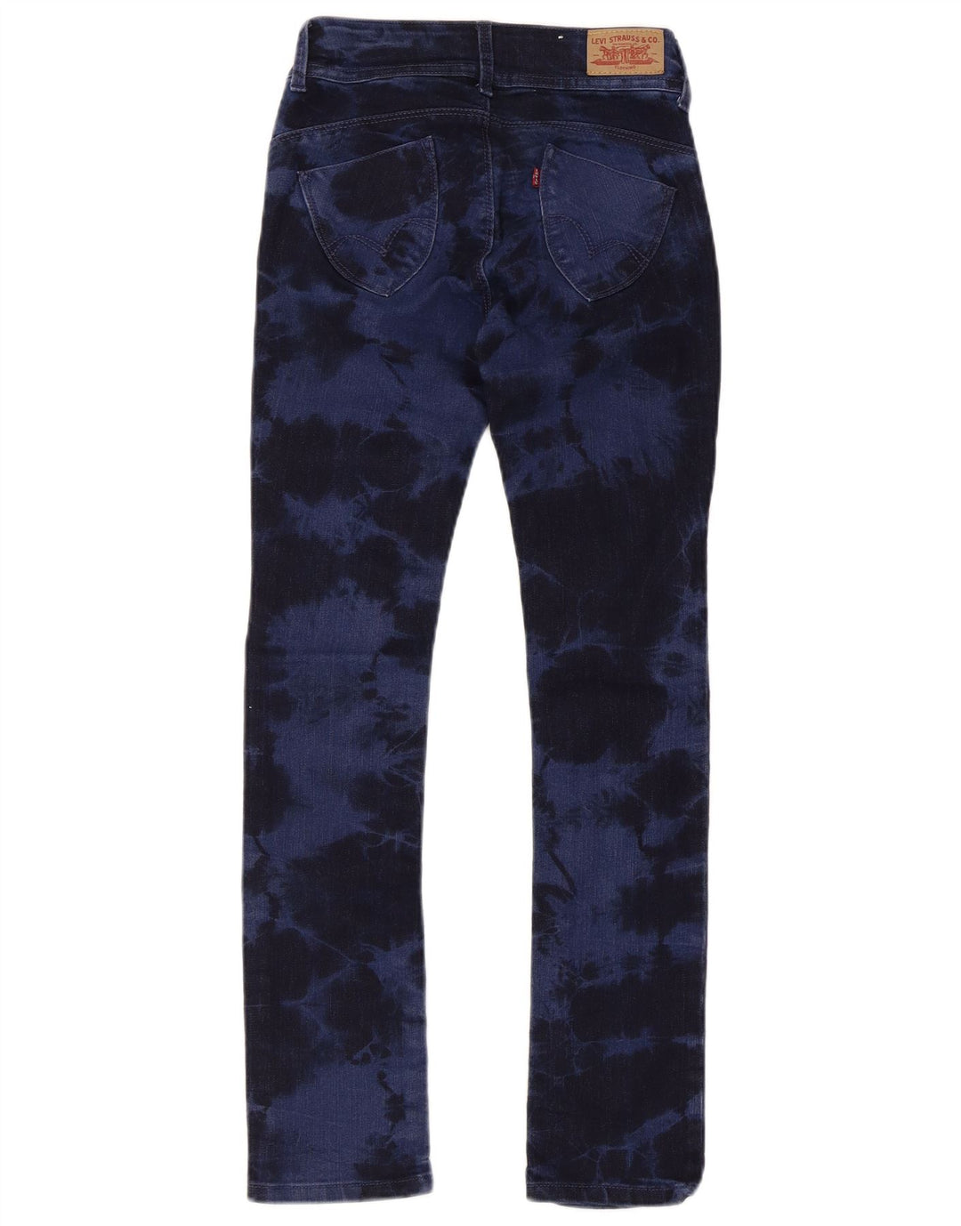 LEVI'S Slim Jeans til drenge 9-10 år Navy Blue Tie Dye Bomuld