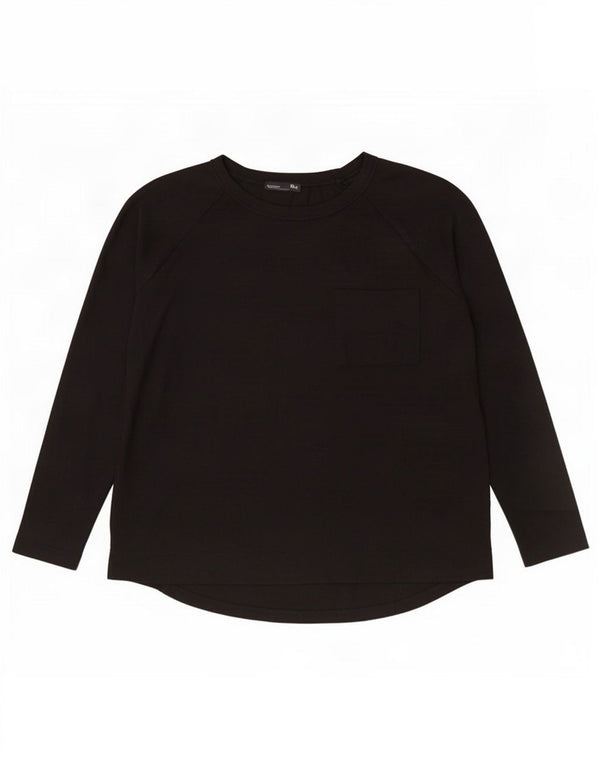 Zara Dametop Langærmet UK 12 Medium Sort