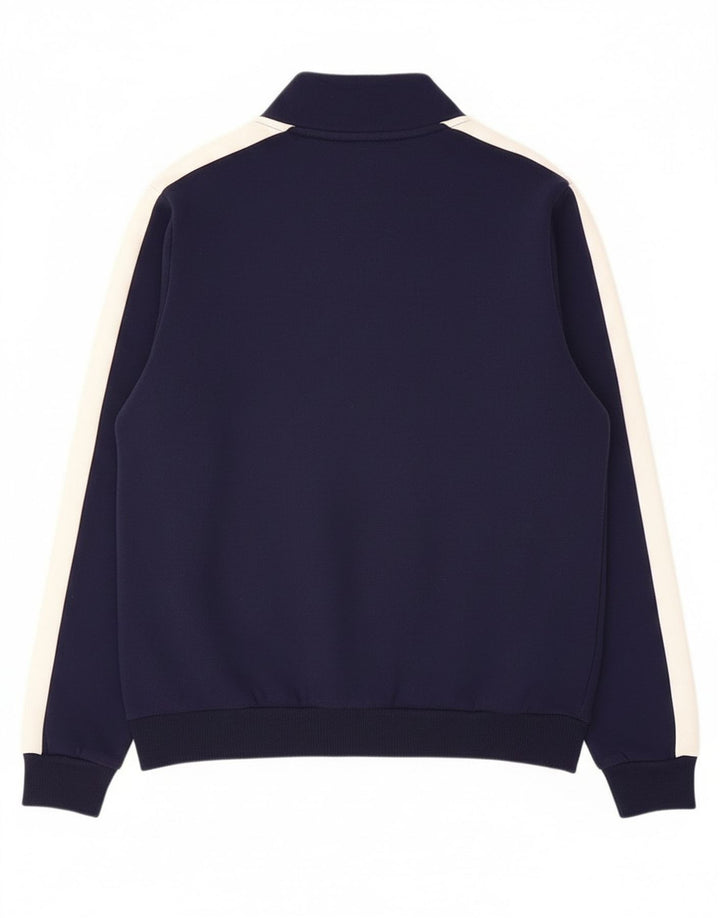 Fila Herre grafisk lynlås-hals sweatshirt lille marineblå farveblok