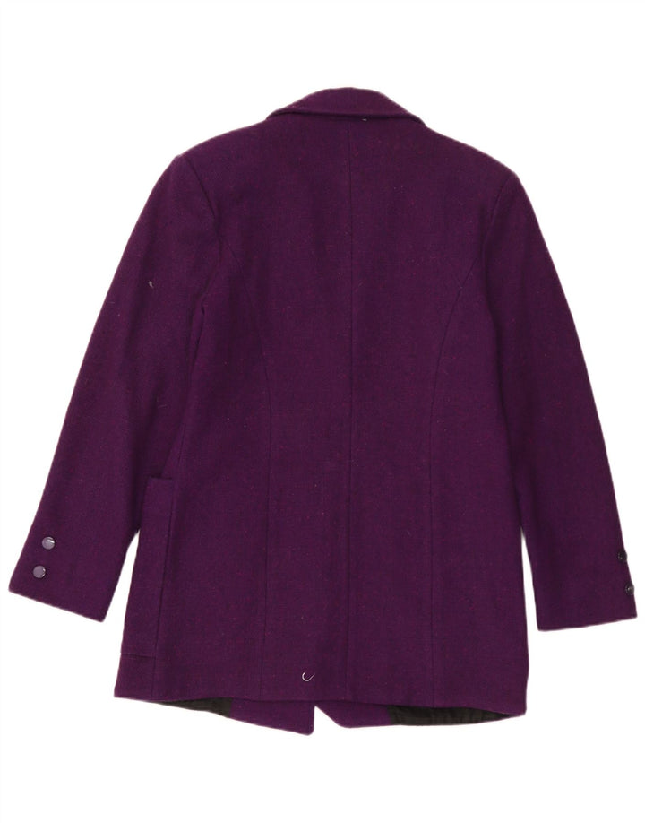 Vintage dame 3-knaps blazerjakke UK 12 medium lilla
