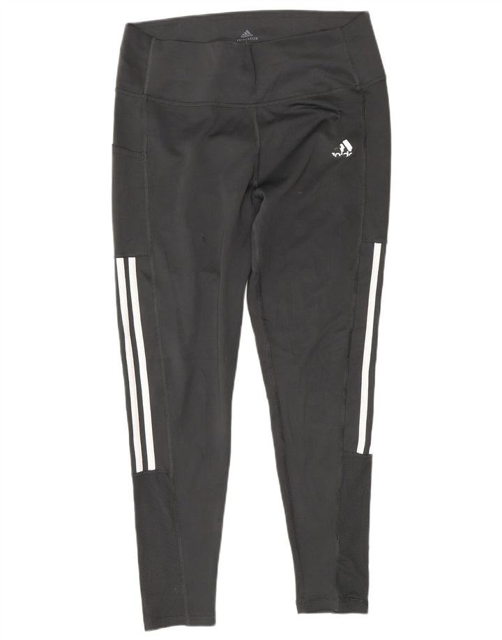 Adidas Aeroready Leggings til kvinder UK 16/18 Large Black Polyester