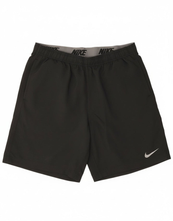Nike Herre Dri Fit sportsshorts, store sorte polyester