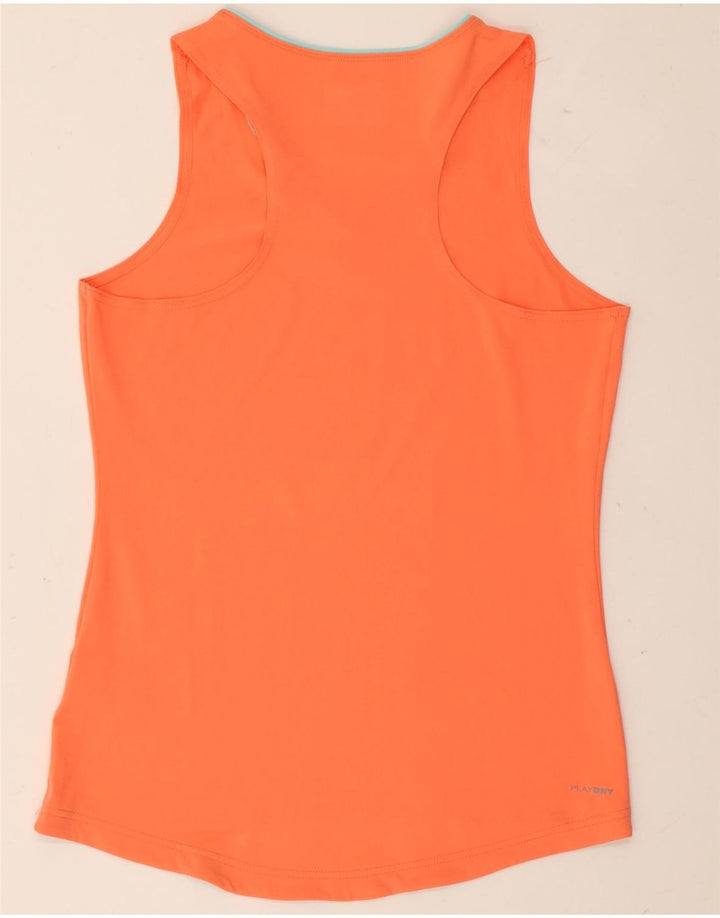 Reebok Damevest Top UK 12/14 Medium Orange Polyester