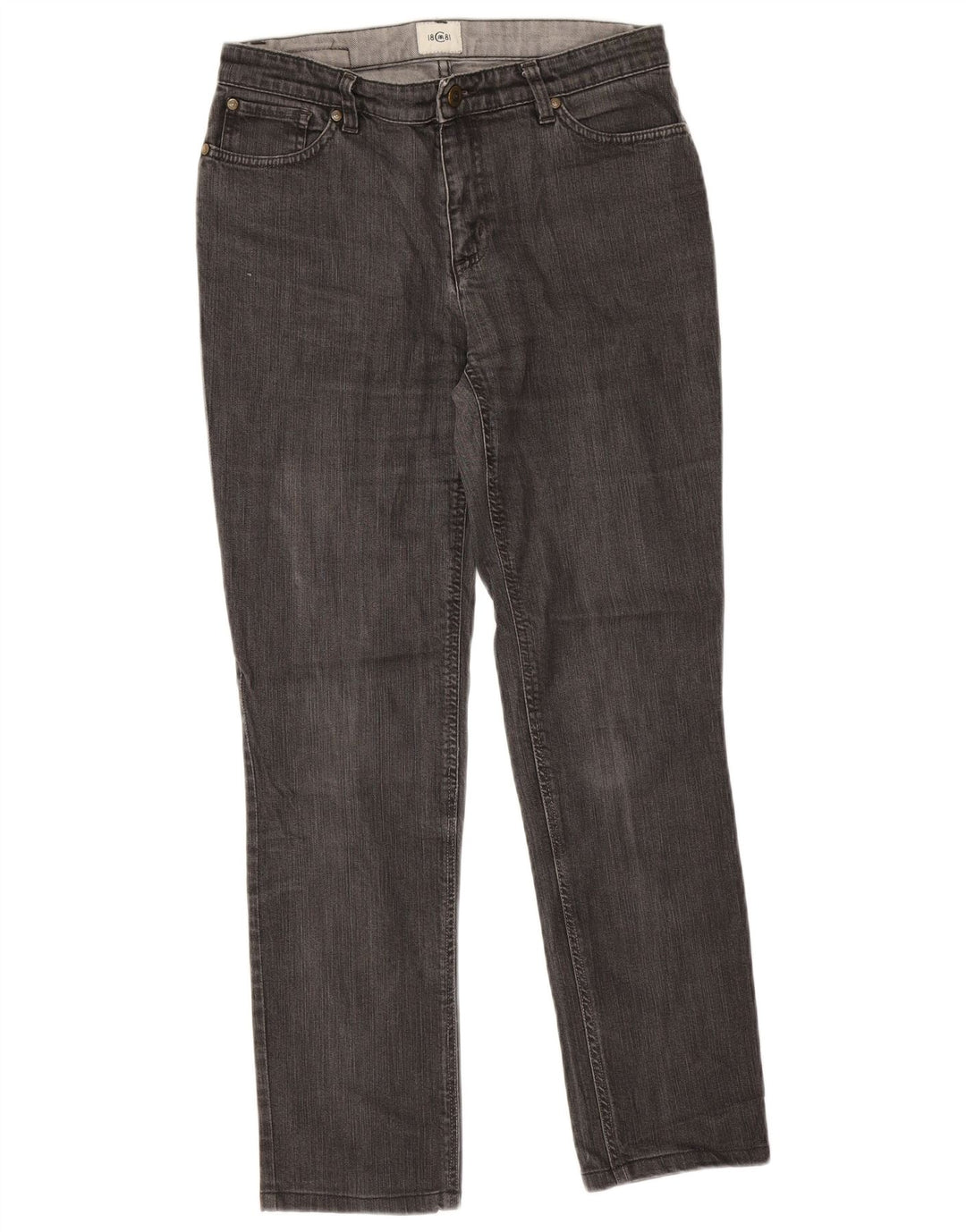 Cerruti 1881 lige jeans til kvinder W30 L29 grå bomuld