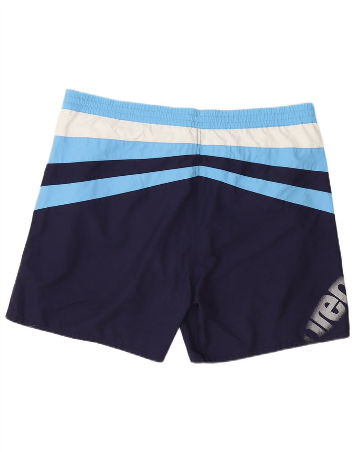 Arena Badeshorts til mænd 2XL Navy Blue Colourblock Polyester