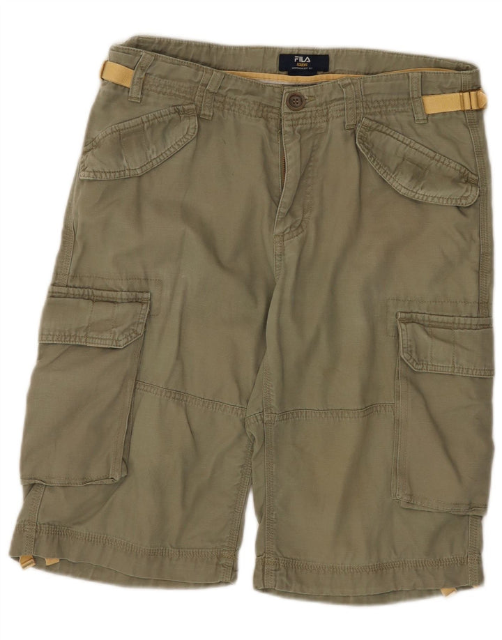 Fila Herre Cargo Shorts W34 Large Khaki