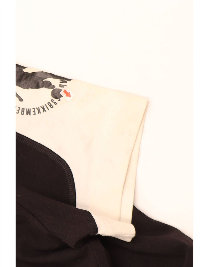 BIKKEMBERGS Poloshirt til mænd Medium Sort Colourblock Bomuld